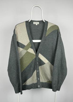 Винтажный кардиган в узор northwood made in uk 🇬🇧