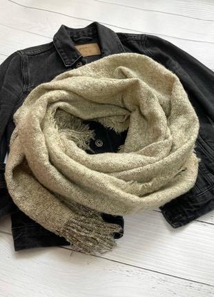 Оверсайзний теплий шарф