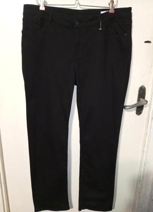 Турция стрейч-коттон чёрные зауженные джинсы w36 l30 cross jeans