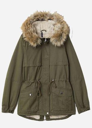 Женская демисезонная парка h&m