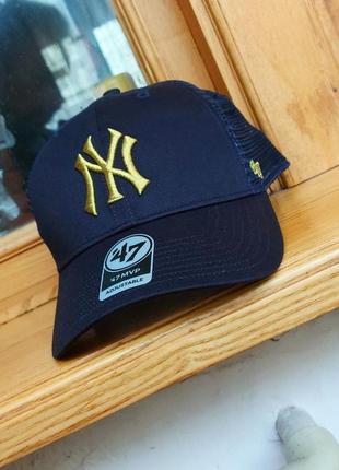 Бейсболка кепка тракер new york yankees (usa) mlb nfl nhl nba new era