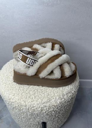 Ugg уггі disco cross slide chestnut