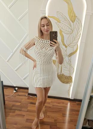 Сукня макраме