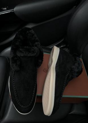 Зимние женские лоферы loro piana 36,37,38,39,40 размеры