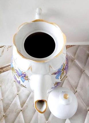 Чайник порцеляновий вінтажний коростень вінтаж