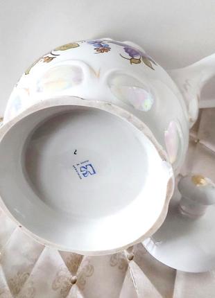 Чайник порцеляновий вінтажний коростень вінтаж