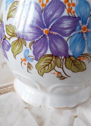 Чайник порцеляновий вінтажний коростень вінтаж