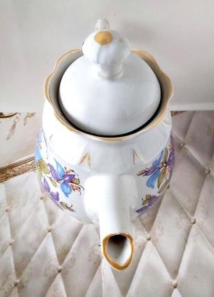 Чайник порцеляновий вінтажний коростень вінтаж