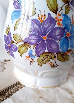 Чайник порцеляновий вінтажний коростень вінтаж