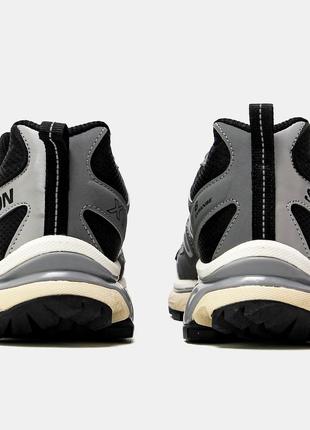 Кросівки salomon xt-6 expanse grey black4 фото