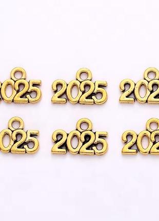 Металлические подвески 2025 античное золото
