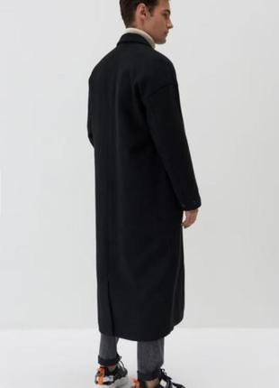 Пальто оверсайз с добавлением шерсти, oversize, тренч, оверсайз мужской