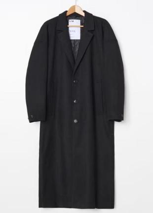 Пальто оверсайз с добавлением шерсти, oversize, тренч, оверсайз мужской
