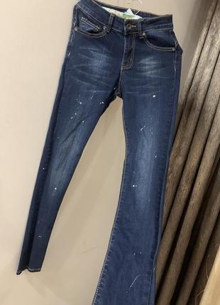 Джинсы 25 размер синий