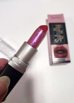 Помада для губ с блестками розовая для фотосессии макияж глиттер разова блестящая диор...