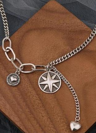 Ланцюжок чокер срібло 45см стильна прикраса silver ♥️ italy ♥️ 🇮🇹