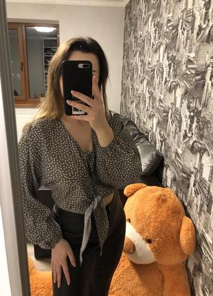 Блуза на завʼязках