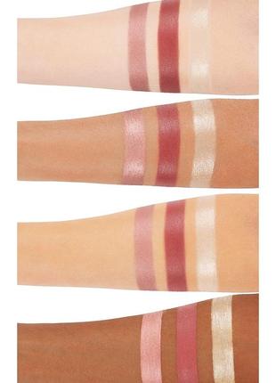 Набор для макияжа charlotte tilbury sun kissed look in 5 помада, тени, румян, хайлайтер