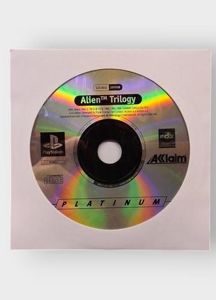 Диск з грою alien trilogy (playstation one)