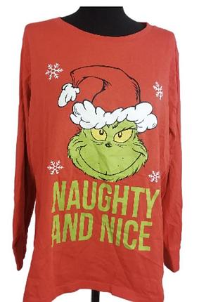 Яркий хлопковый свитшот гринч grinch р.xl как новый!