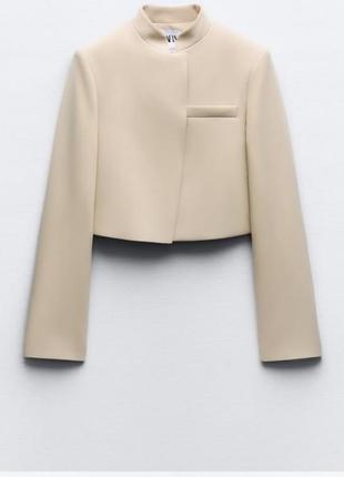 Вкорочений жакет zara xs-s