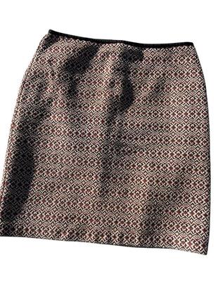 Жаккардовая теплая юбка m&s