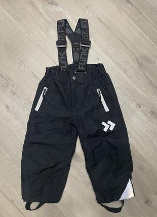 Зимові лижні штани напівкомбінезон 157 funk  86 см 92 см