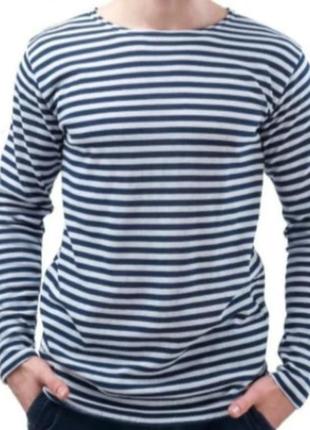 Тельняшка 100% cotton синяя