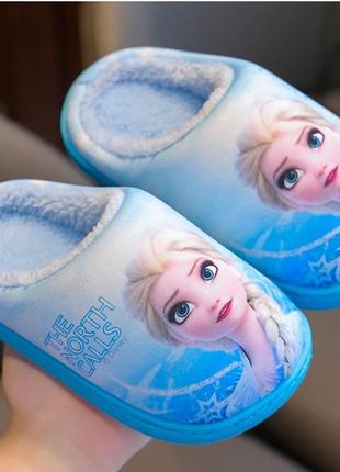 Теплые детские тапочки с любимым героем эльза
👑мягкие, гибкие и легкие