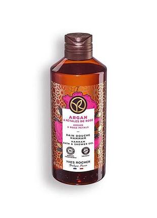 Гель для душу арганія-троянда ів роше yves rocher