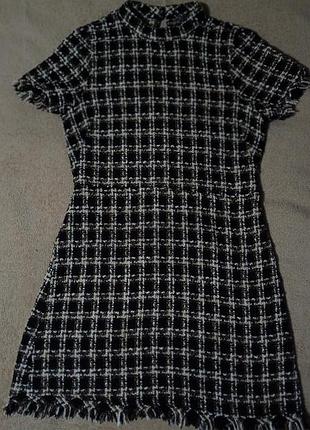 Платье твидовое