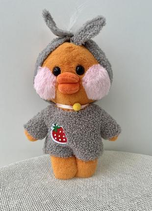 Мʼяка іграшка утя качка lalafanfan