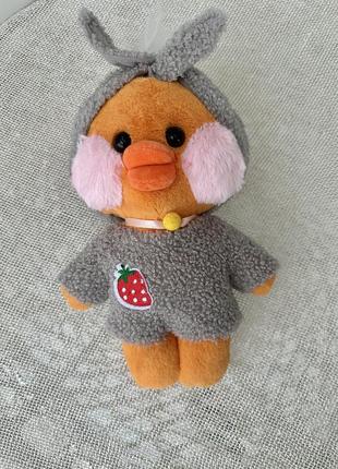 Мʼяка іграшка утя качка lalafanfan3 фото
