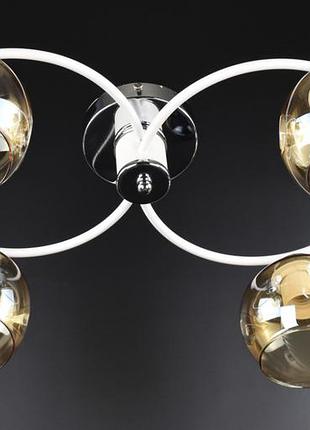 Люстра потолочная на 4 лампочки 26183 черный 20х36х47 см.