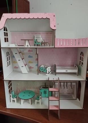 Ляльковий будиночок з меблями