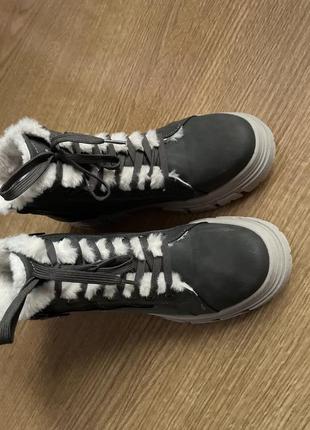 Зимние утепленные ботинки tom tailor 24,5 см