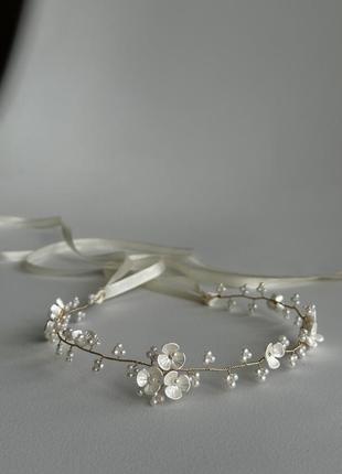 Віночок на рочок, причастя, весілля, випускний / обруч / вінок/ прикраса для волосся