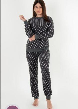Новая флисовая пижама домашний костюм р. 48-50