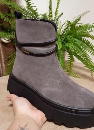 Ботинки lilin gold 87-4 dark coffee 36-40р