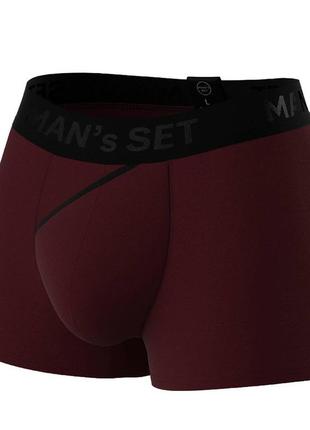 Трусы боксеры mans set classic 2.0 в черном, сером, белом, красном и оранжевом цветах 4