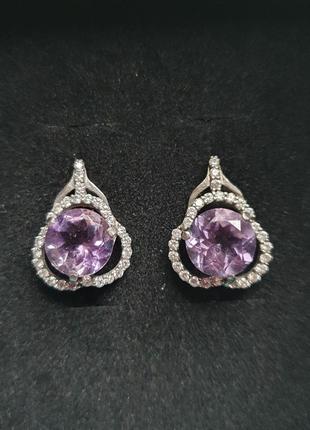 Серьги серебро
