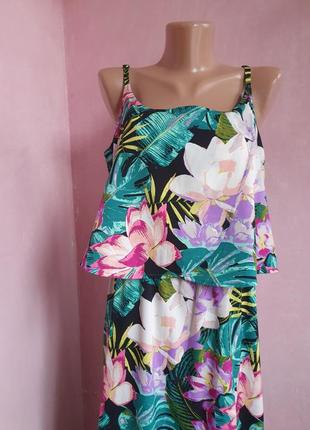 Сарафан с воланами