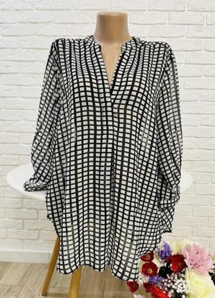 Блузка блуза нарядная р 50-52 бренд "janina"
