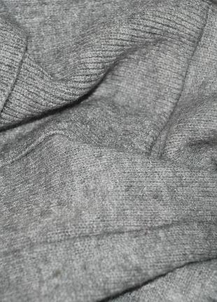 Теплая шерстяная юбка свободная широкая демисезонная зимняя вязанная прямая4 фото