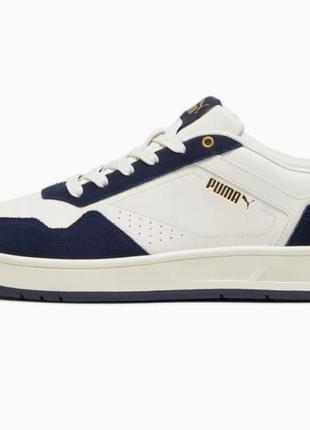 Кеды сникерсы puma court classic suede sneakers