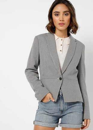 Приталений піджак  в клітинку marcs &spencer, розмір xs-s