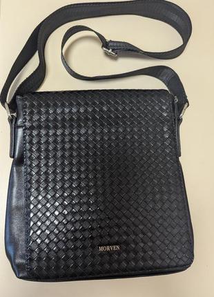 Чорна чоловіча сумка-планшетка morven