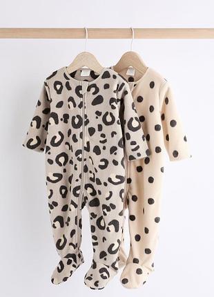 Флисовый человечек, ромпер, поддев, комбинезон next 68 и 74 р