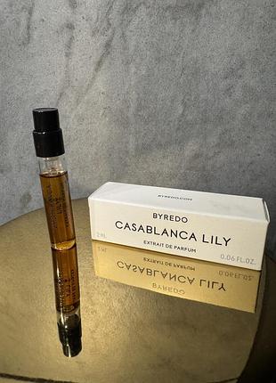 Парфюм byredo casablanca lily 2 ml оригинальный пробник