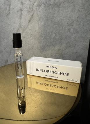 Парфюм byredo inflorescence 2 ml оригинальный пробник